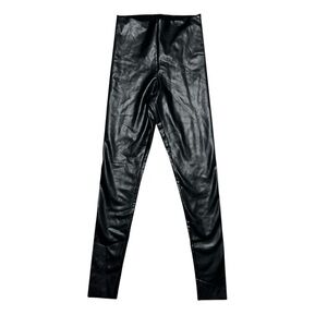 NWT Joie Women's Faux Leather Legging Black Small New MSRP:$198 Contemporary Fit